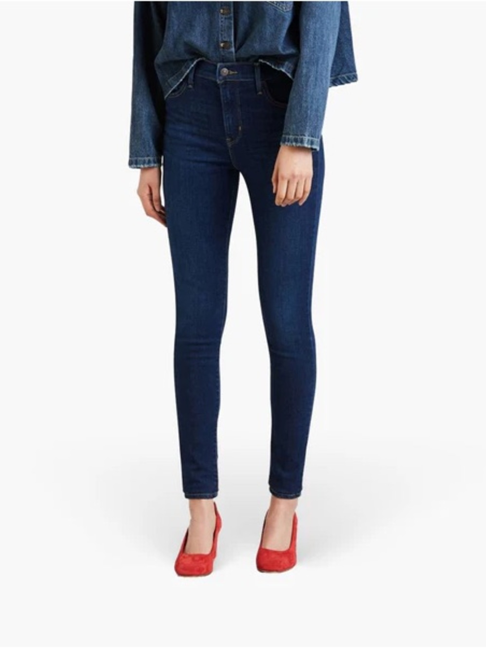 Levi’s Women's Dark Blue High-Rise Skinny Jeans size 32